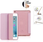 BTH | Apple iPad Mini 1 2 3 Hoes Flexibele achterkant - Roze