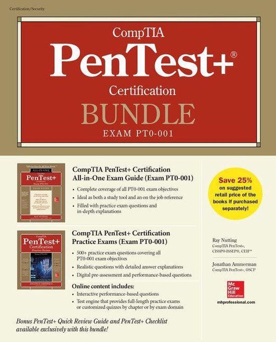 CompTIA PenTest+ Certification Bundle (Exam PT0-001) - cover