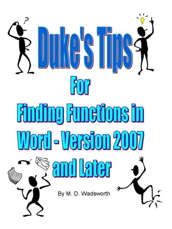 Duke's Tips for Office - Versions 2007 and Later 1 - Duke's  ... - cover
