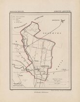 Historische kaart, plattegrond van gemeente Aardenburg in Zeeland uit 1867 door Kuyper van Kaartcadeau.com