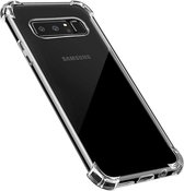 Samsung Galaxy S10E Hoesje - Anti Shock Hybrid Back Cover - Transparant