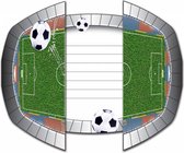 Voetbal Uitnodigingen Deluxe - 8 stuks