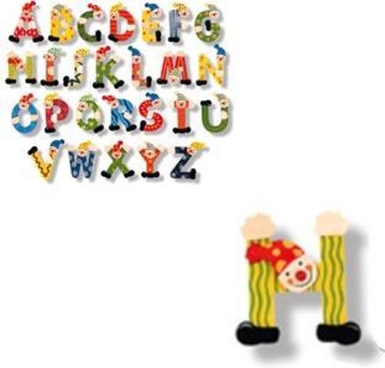 Houten naam letter H