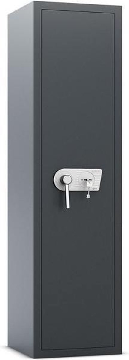 Rottner Wapenkluis Dakota 5 EN0 met Sleutelslot |150x40x40cm|Certificaat Inbraak: Grade 0 conform EN 1143-1|