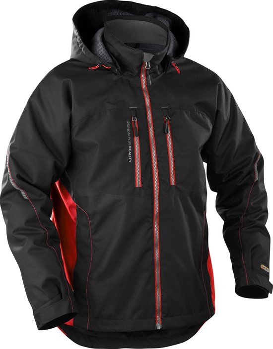 Blaklader Veste d'hiver noir / rouge fluo - taille M