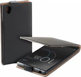 Zwart eco flipcase cover hoesje voor Sony Xperia L1