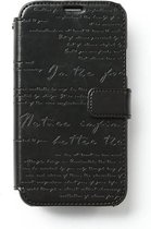 Zenus hoesje voor Samsung Galaxy S5 Masstige Lettering Diary - Black