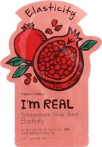 Tony Moly - I´m Real Pomegranate Mask Sheet Elasticity - Plátýnková maska pro zpevnění