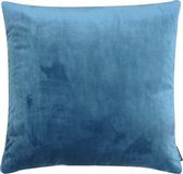 The Cushion Shop kussenhoes Velvet Grey Blue