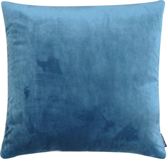 The Cushion Shop kussenhoes Velvet Grey Blue