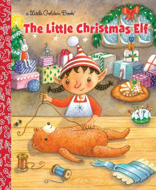 Little Golden Book - The Little Christmas Elf - cover