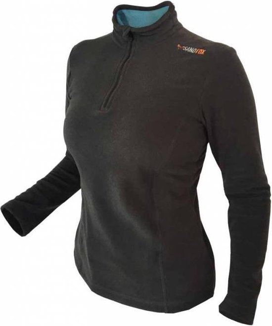 Outdoor fleece trui dames - L - Antraciet hoesje