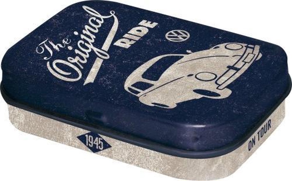 Nostalgic Art Muntdoosje VW Beetle The Original Ride mint box 4 x 6 cm