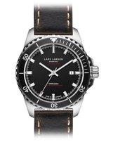 Lars Larsen Heren Automatic Diver horloge 150SBDBL - Leer