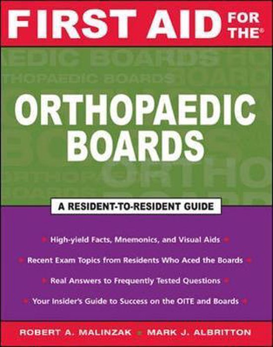 First Aid for the (R) Orthopaedic Boards - cover