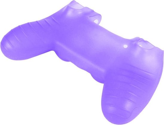 Silicone Hoes / Skin voor Playstation 4 PS4 Controller Paars