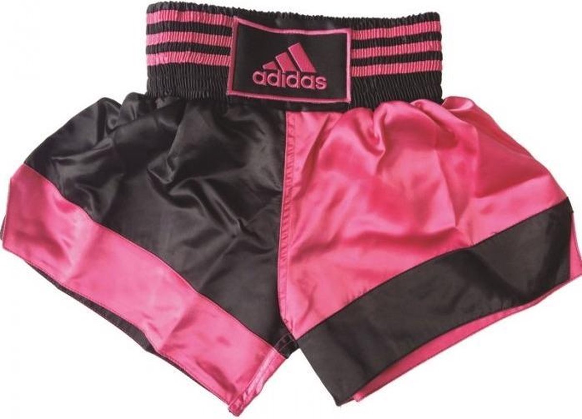 adidas Thai En Kickboksshort ZwartRoze Large adidas Thai En Kickboksshort ZwartRoze Large