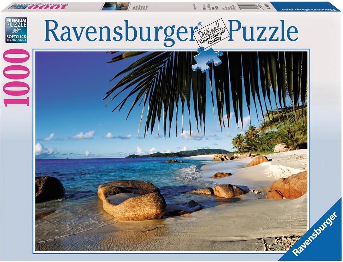 Afbeelding van product Ravensburger Puzzel Onder de Palmen - Legpuzzel - 1000 stukjes