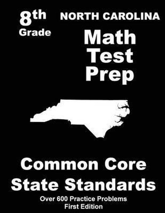 North Carolina 8th Grade Math Test Prep - cover