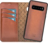 Bouletta 2in1 Afneembare BookCase Samsung Galaxy S10 Plus Pure Cognac