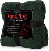 Snug Rug - Sherpa - Fleece deken - Plaid - Woondeken - Plaids - Dekens - Groen