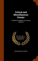 Critical and Miscellaneous Essays