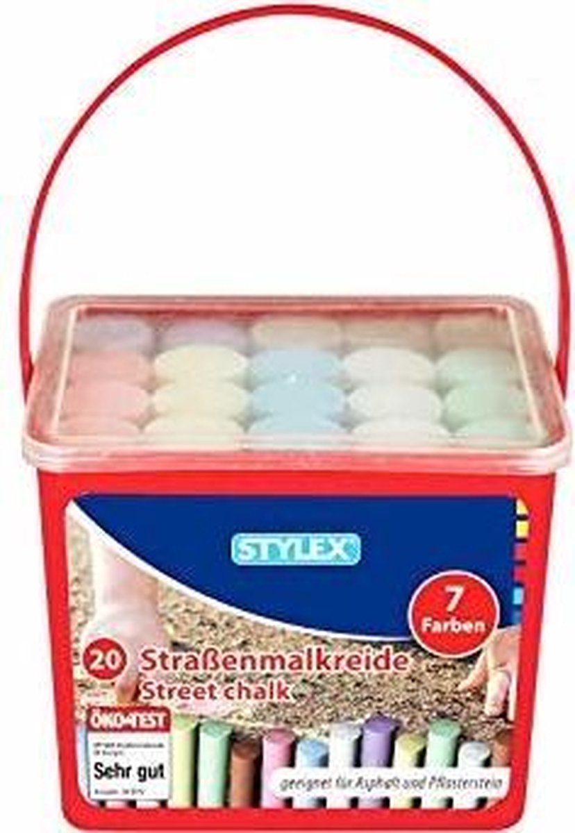Stylex 48104 krijt Multi kleuren 20 stuk(s)