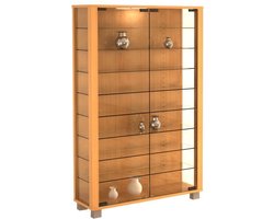 Lumo mini - Vitrinekast - Bruin