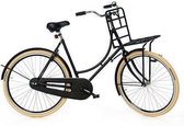 Tulp 2 - Transportfiets - Dames - 50 cm - Lichaamslengte 160-172 cm - Mat Zwart