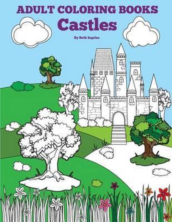 Adult Coloring Books: Castles - cover