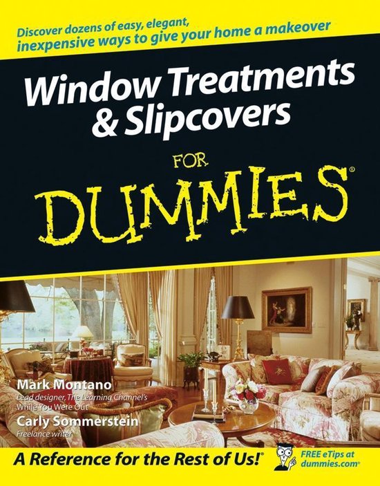 Window Treatments and Slipcovers For Dummies - cover