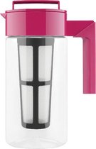 Takeya theepot ijstheemaker - Ice Tea Maker - Inclusief Filter - Zelf IJsthee Maken - Theemaker - 0.94 liter - Raspberry