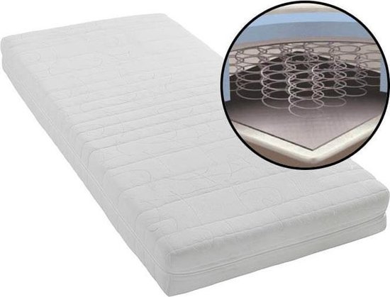 pad Continentaal tiener Matras | 120 x 200 cm | 5-slag bonellvering | 21 cm | bol.com