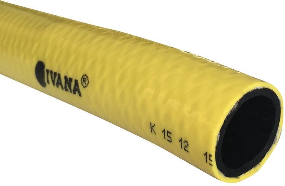 Ivana waterslang Tricotech pvc 1/2 geel (25mtr)