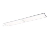 Paulmann Ace LED-Paneel - Plafonnière - wit - 10x30cm - sat - metaal - kunststof