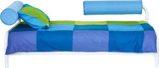 Bed Kind 3-in-1 blauw 217x97x78 cm