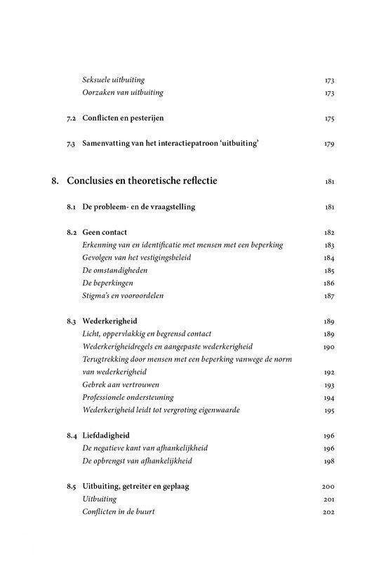 Pagina 173-202 uit 'Lof der oppervlakkigheid', met sectiekoppen zoals 'Seksuele uitbuiging' en 'Conclusies en theoretische reflectie'.