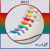 Shoeps Elastische veter mix 2015 gemengde kleuren 14 stuks