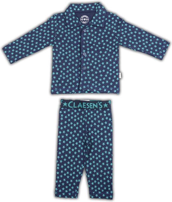 Emulatie De vreemdeling Panter Claesen's Jongens Pyjama - Donker Blauw - Maat 80/86 | bol.com