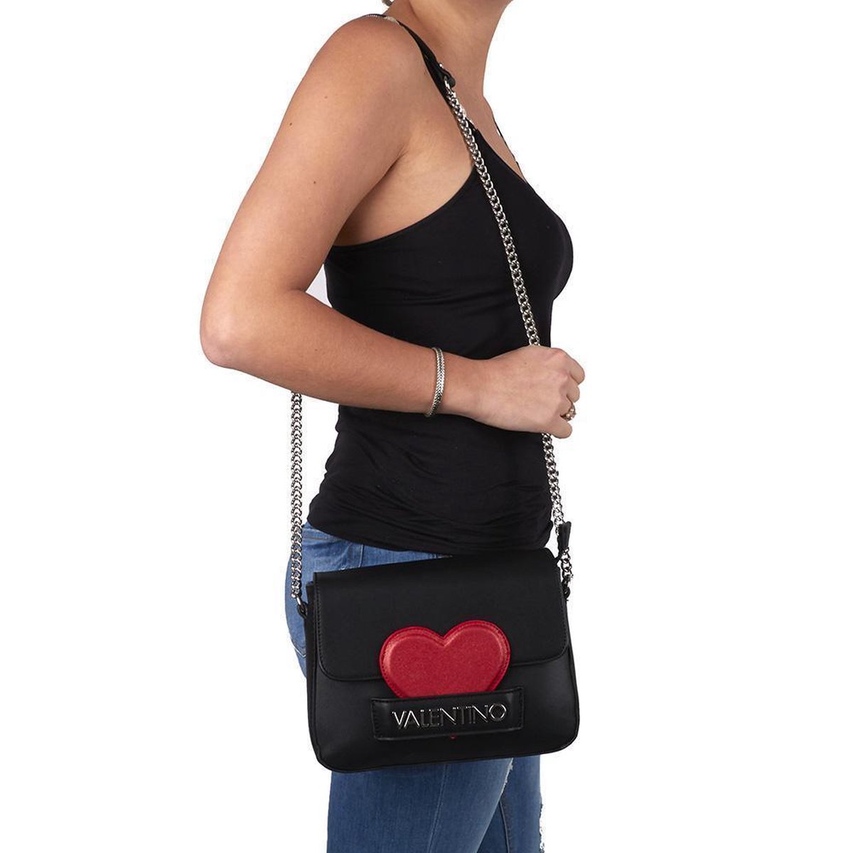 Valentino Handbags Handtassen Coco Satchel Zwart | bol.com