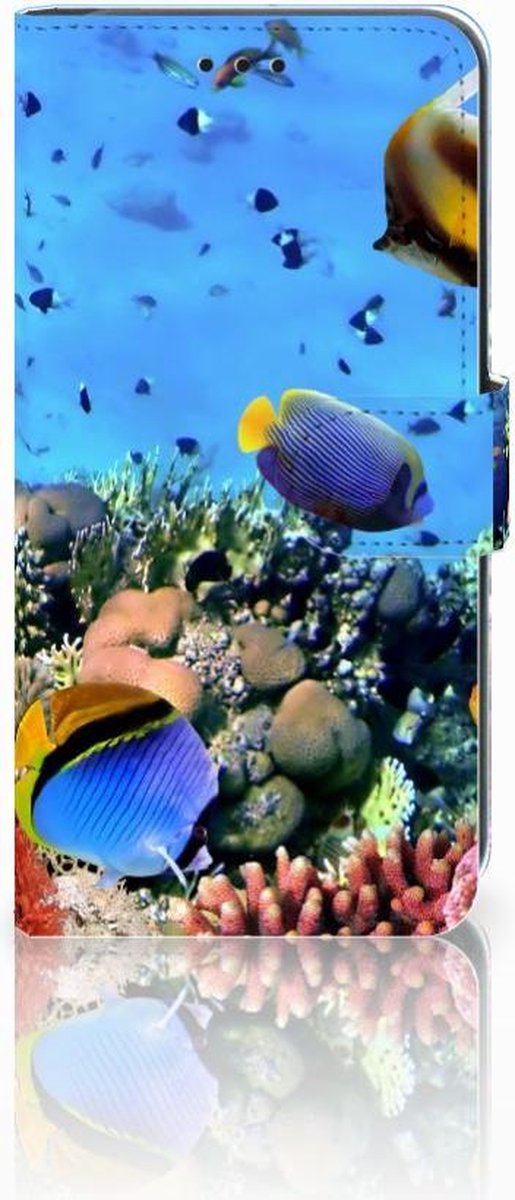 Xiaomi Mi A2 Lite Telefoonhoesje met Pasjes Vissen