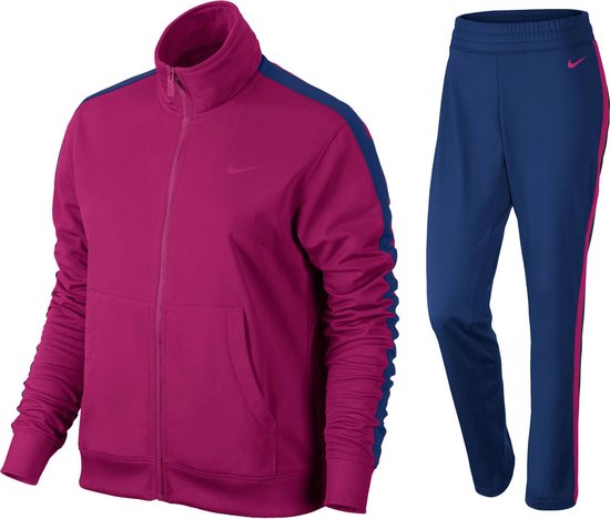 Nike Poly Knit - Trainingspak - Dames - Maat S - Roze/Blauw | bol.com