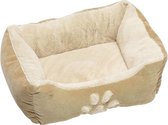 Beige poezen/katten mand/kussen 47 cm