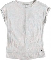 Garcia soepel shirt met roze glitterprint Maat - 164/170