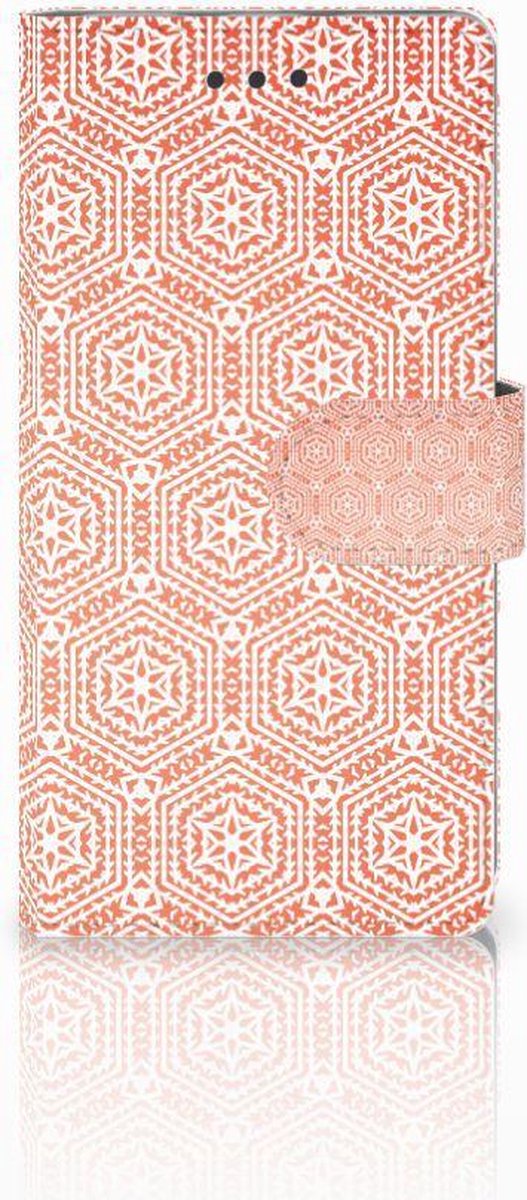 Huawei Ascend P8 Lite Telefoon Hoesje Pattern Orange