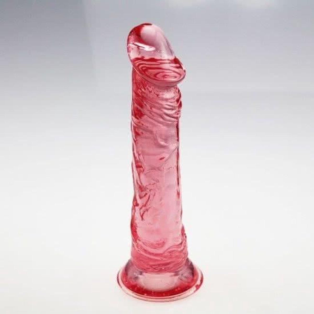 Goedkoopste Dildo Fantasy Pleasure , Dildo met zuignap. rood, 23 cm lang. indian Lover