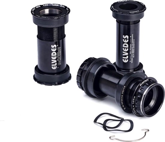 Elvedes Bottom Bracket Bb30 Shimano Kunststof/staal 68-73 Mm Zwart van Elvedes — afbeelding 2