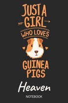 Just A Girl Who Loves Guinea Pigs - Heaven - Notebook