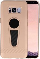 Microfoon series hoesje voor Samsung Galaxy S8 Goud