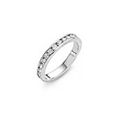 Silventi 943281838 52 Zilveren Ring - met Zirkonia - Alliance - 3 mm - Zilverkleurig